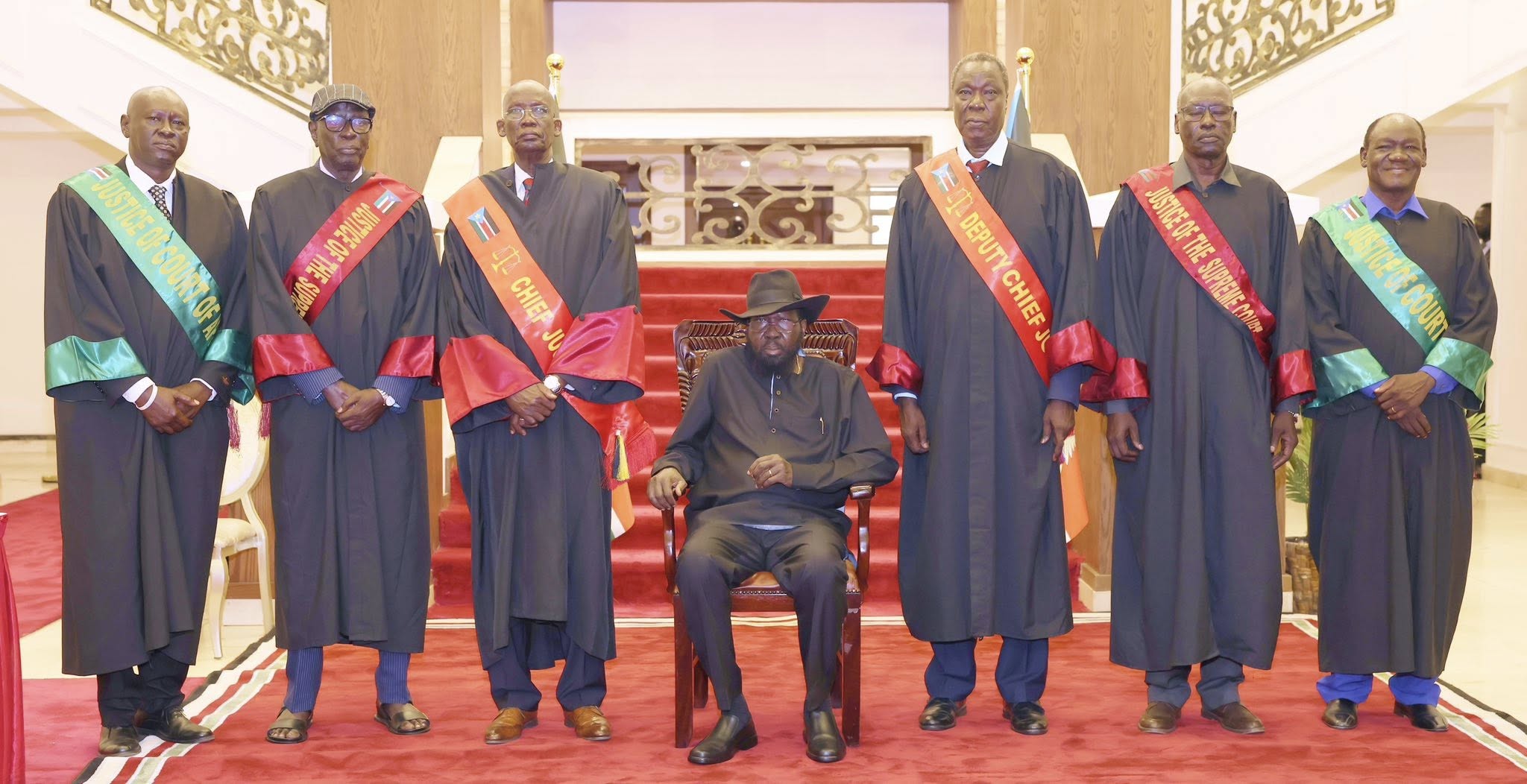 Kiir swears in new Chief Justice urges sweeping judicial reforms020 Kiir swears in new Chief Justice urges sweeping judicial reforms