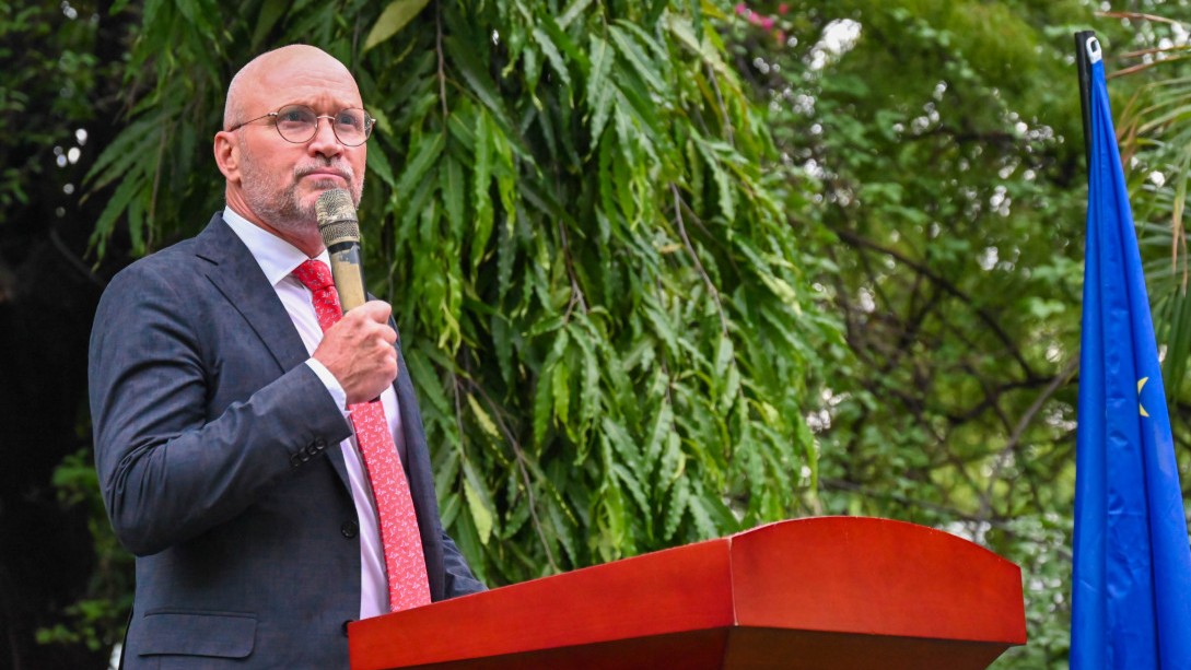 EU terms conduct of elections without permanent constitution unfortunate