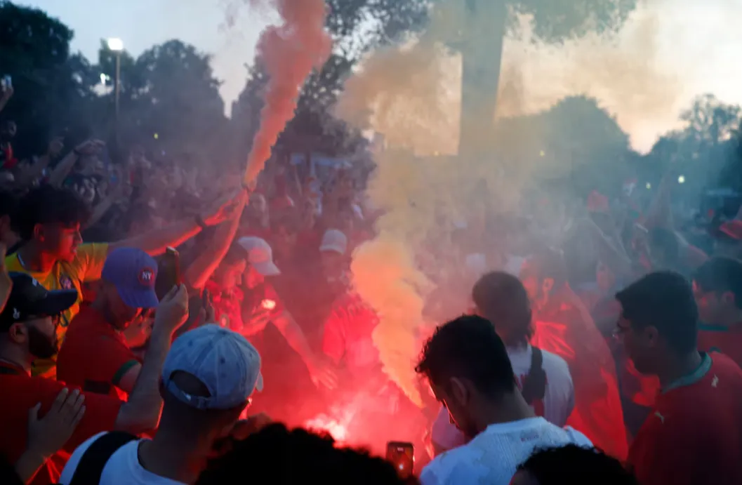 France Urges Calm During World Cup Game against Morocco020 France Urges Calm During World Cup Game against Morocco