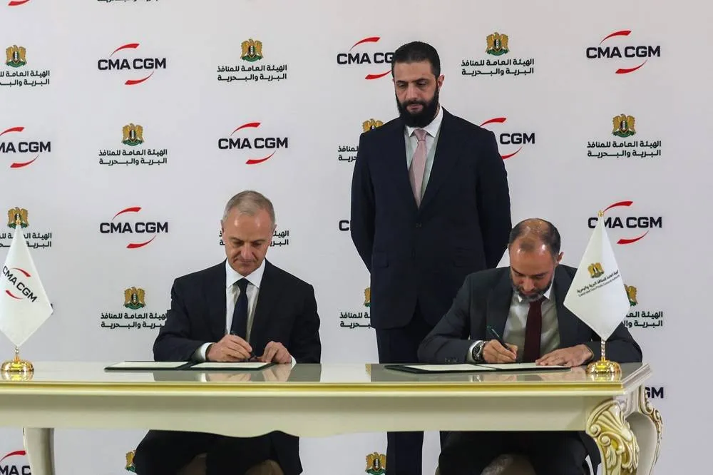 Syria Signs New 30year Deal with French Shipping Giant CMA CGM
