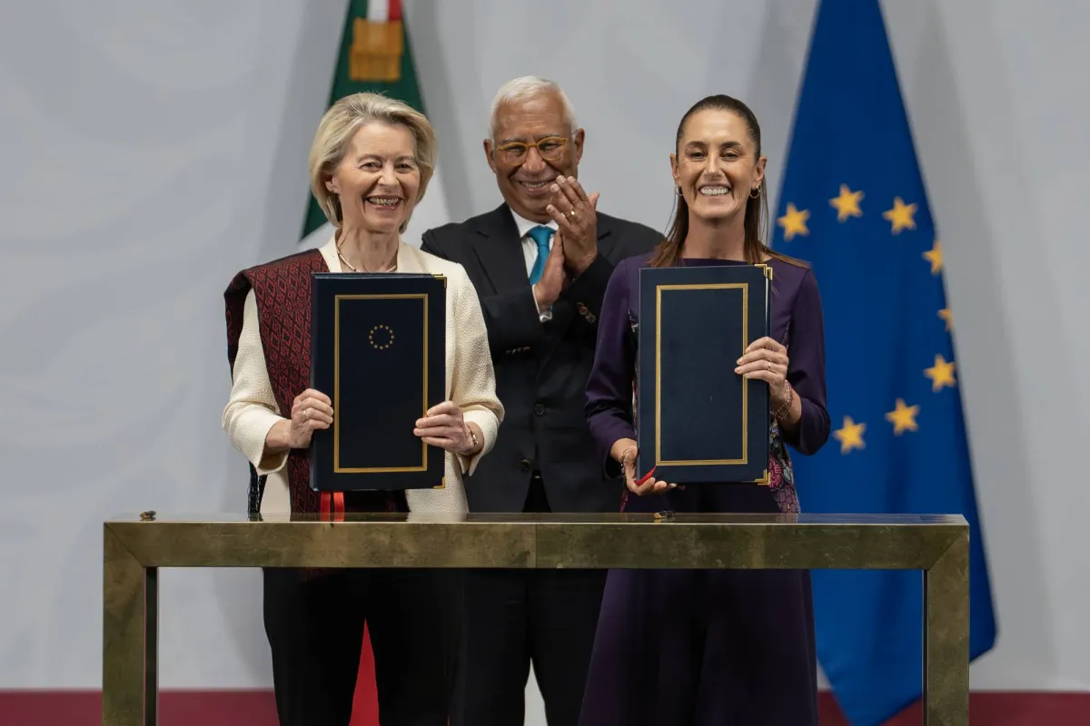 Mexico EU Sign Stalled Trade Deal as they Aim to Diversify from US020 Mexico EU Sign Stalled Trade Deal as they Aim to Diversify from US