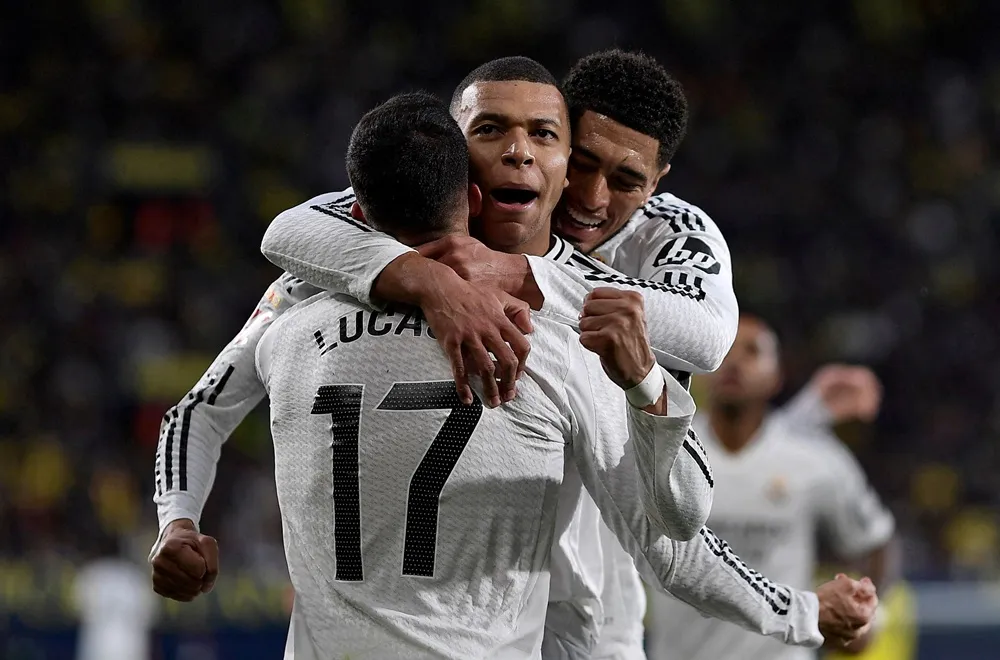 Mbappé Scores Twice to Reach 31 Goals for Madrid Bettering Ronaldos Debut Season Tally020 Mbappé Scores Twice to Reach 31 Goals for Madrid Bettering Ronaldos Debut Season Tally