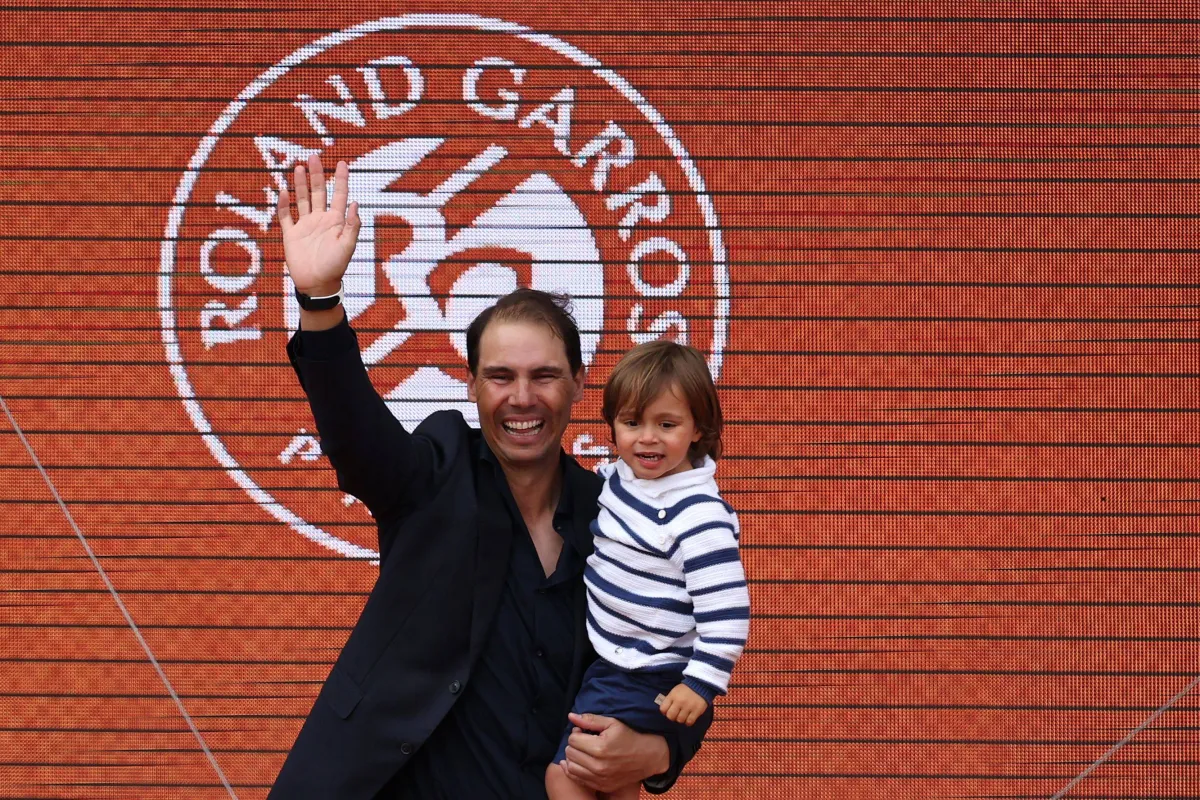 Nadal is Celebrated at Tournament he Won a Record 14 Times020 Nadal is Celebrated at Tournament he Won a Record 14 Times