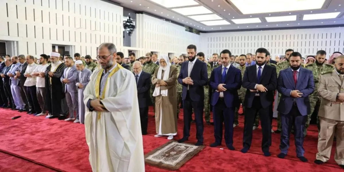 First Eid Adha Prayer Performed in PostAssad Damascus020 First Eid Adha Prayer Performed in PostAssad Damascus