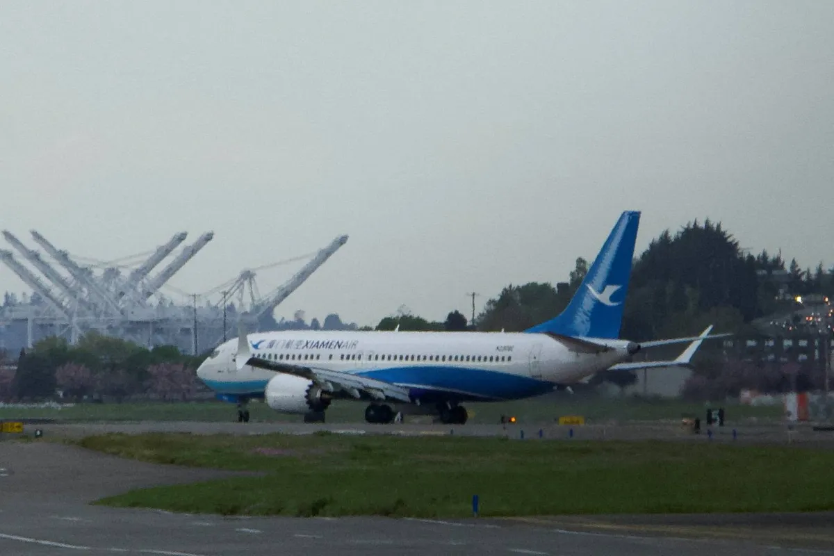 Second Boeing Jet Starts Return from China Tracker Shows020 Second Boeing Jet Starts Return from China Tracker Shows