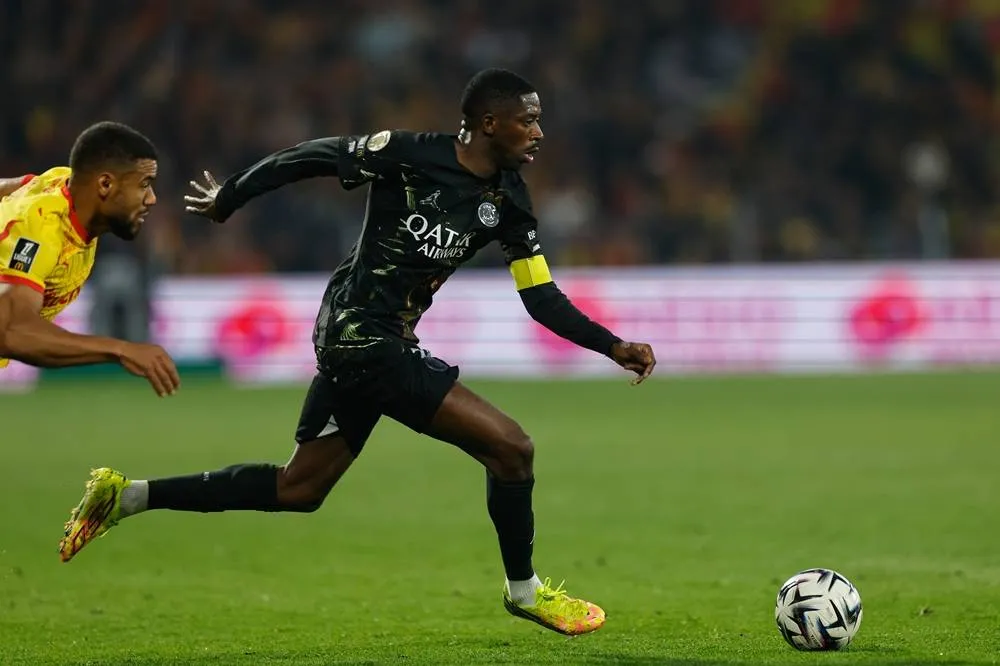 PSGs Dembele Has Treatment for Leg Issue Before Champions League Final020 PSGs Dembele Has Treatment for Leg Issue Before Champions League Final