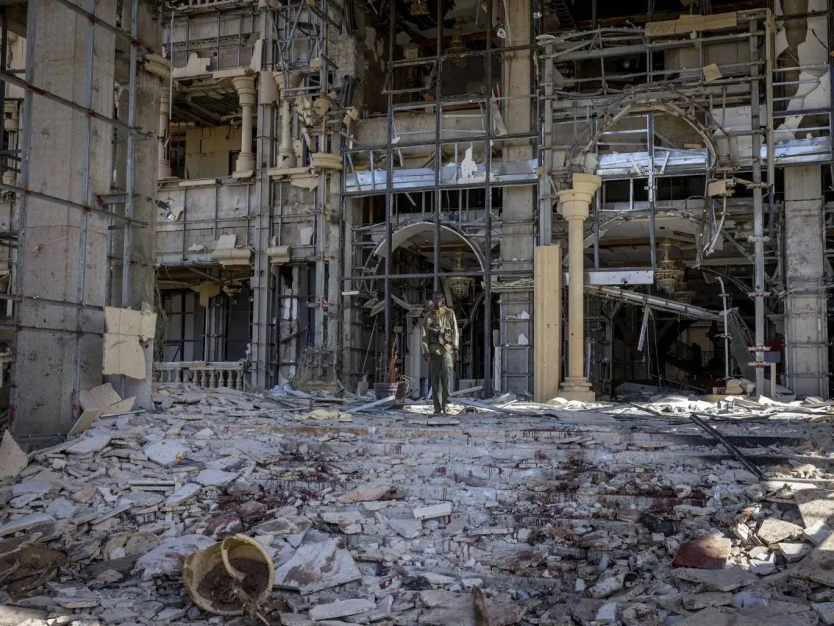 Inside Sudans Presidential Palace in KhartoumFresh Blood and Destruction