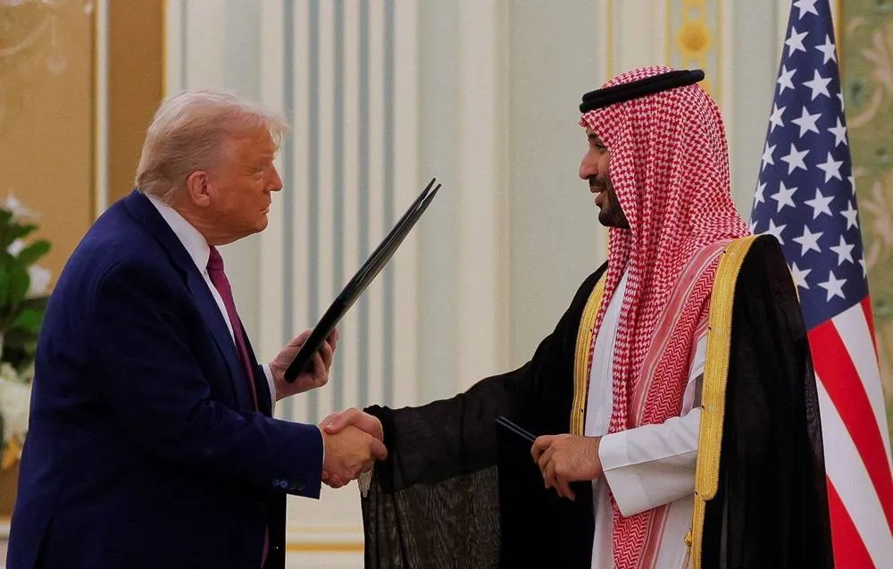 Trump Secures 600 Billion Saudi Investment Pledge on Gulf Tour020 Trump Secures 600 Billion Saudi Investment Pledge on Gulf Tour