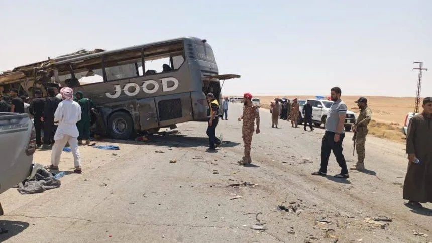 Syria Says Bus Crash Toll Rises to 35 Dead020 Syria Says Bus Crash Toll Rises to 35 Dead