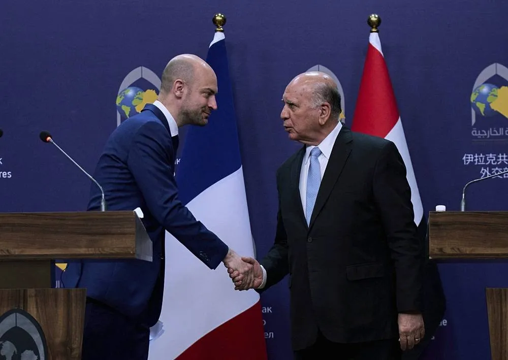 French FM Says Iraq Should Not Be Dragged into Regional Conflicts020 French FM Says Iraq Should Not Be Dragged into Regional Conflicts