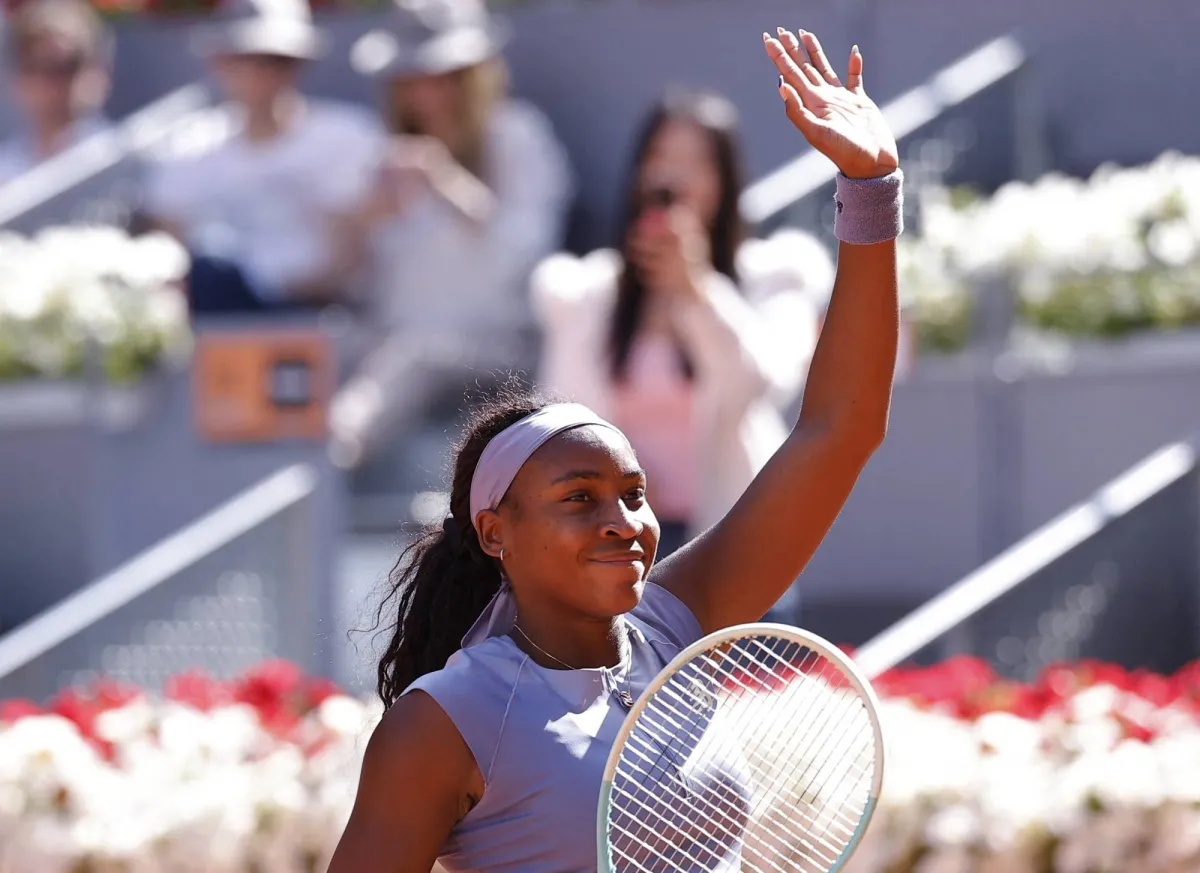 Gauff Crushes Swiatek Will Face Sabalenka in Madrid Final020 Gauff Crushes Swiatek Will Face Sabalenka in Madrid Final